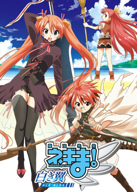 Mahou Sensei Negima! Shiroki Tsubasa Ala Alba